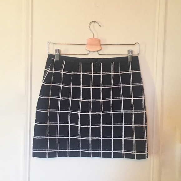2 Madewell Black & White Mini Skirts - size SMALL, 2 - Picture 6 of 8